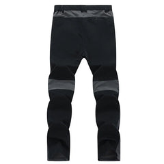 TRVLWEGO Men Hiking Camping Pants Wear-Resistant Quick Dry Anti-UV Pant Waterproof Elastic 5XL Climbing Trekking Summer Trousers