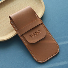 1PCS Personalized Leather Watch Pouch Travel Watch Case for Men Custom Engraved Watch Box Strap Pouch Gifts for Father
