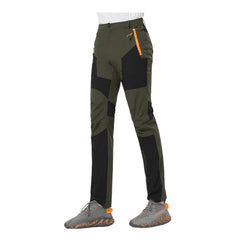 TRVLWEGO Men Hiking Camping Pants Wear-Resistant Quick Dry Anti-UV Pant Waterproof Elastic 5XL Climbing Trekking Summer Trousers