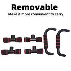 H-shaped push-up pole for chest exercises Home fitness equipment Small portable exercise assisted men's fitness muscle training