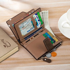 Personalized Engraved Photo Wallets for Men Custom Gifts for Dad, Husband, Boyfriend | Perfect Father's Day & Birthday Presents