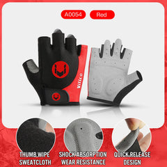 Cycling Anti-slip Full Finger Gloves MTB Bike Bicycle Gloves Pad Men Women Breathable Anti-shock Sports Gloves