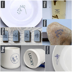 1PCS Laser Engraver Engraving Colored Marking  Paper Ceramics Glass Crystal Stone Tiles Clear Acrylic For CO2 Fiber UV  makings