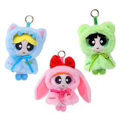 15cm HUGKIS Powerpuff Girls Cape Toy Dress Up Doll Clothes Bubble Figure Valentine Gift Cute Anime Character Collectible Gift