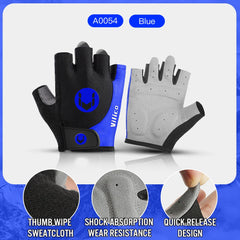 Cycling Anti-slip Full Finger Gloves MTB Bike Bicycle Gloves Pad Men Women Breathable Anti-shock Sports Gloves