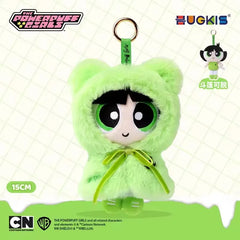 15cm HUGKIS Powerpuff Girls Cape Toy Dress Up Doll Clothes Bubble Figure Valentine Gift Cute Anime Character Collectible Gift