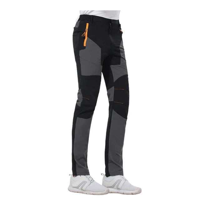 TRVLWEGO Men Hiking Camping Pants Wear-Resistant Quick Dry Anti-UV Pant Waterproof Elastic 5XL Climbing Trekking Summer Trousers