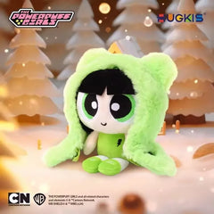 15cm HUGKIS Powerpuff Girls Cape Toy Dress Up Doll Clothes Bubble Figure Valentine Gift Cute Anime Character Collectible Gift