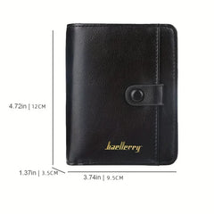 Custom Engrave Name High Quality Man Short Wallets Personalized Name Zipper Coin Pocket Wallet Christmas Father's Day Gift