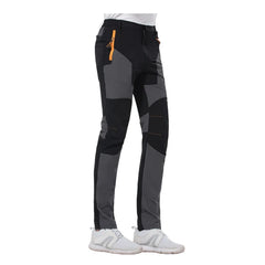 TRVLWEGO Men Hiking Camping Pants Wear-Resistant Quick Dry Anti-UV Pant Waterproof Elastic 5XL Climbing Trekking Summer Trousers