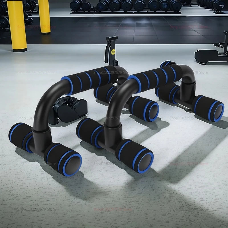 H-shaped push-up pole for chest exercises Home fitness equipment Small portable exercise assisted men's fitness muscle training